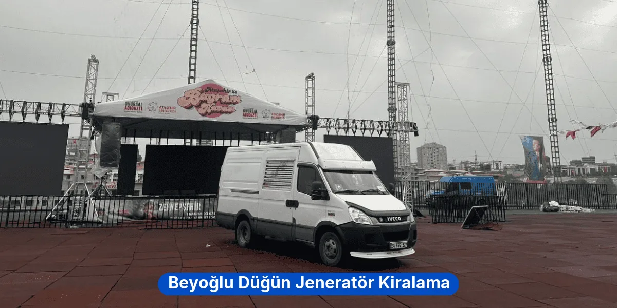 Beyoğlu Düğün Jeneratör Kiralama